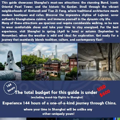 144-hour Shanghai Classic Tour Route - Image 2